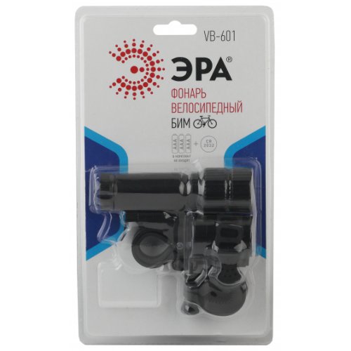 Фонарь для велосипеда Эра Бим VB-601 3Вт х6 LED 3хААА 2хCR2032 фото Фонарь для велосипеда Эра Бим VB-601 3Вт х6 LED 3хААА 2хCR2032 картинка